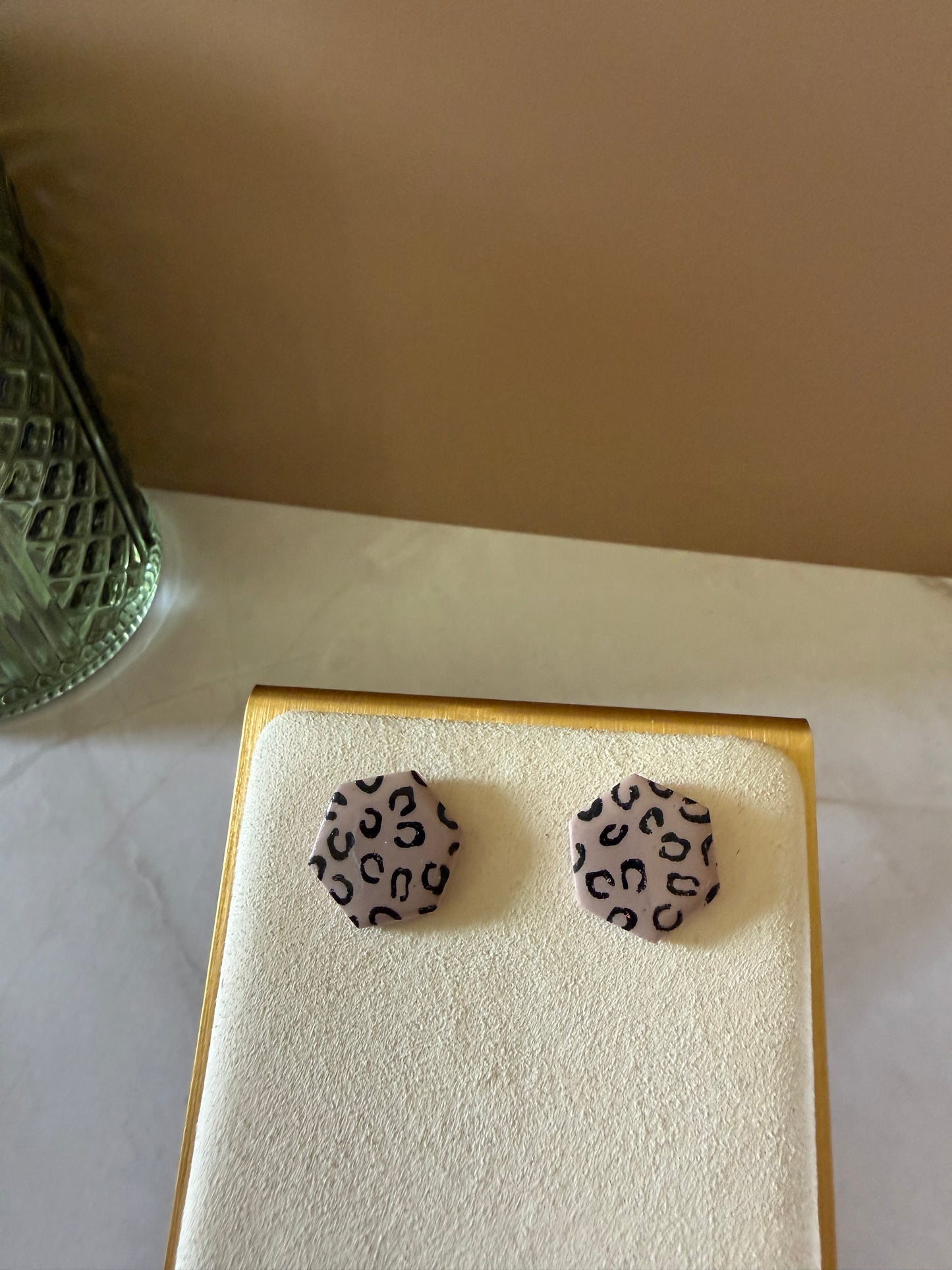 Leopard Studs