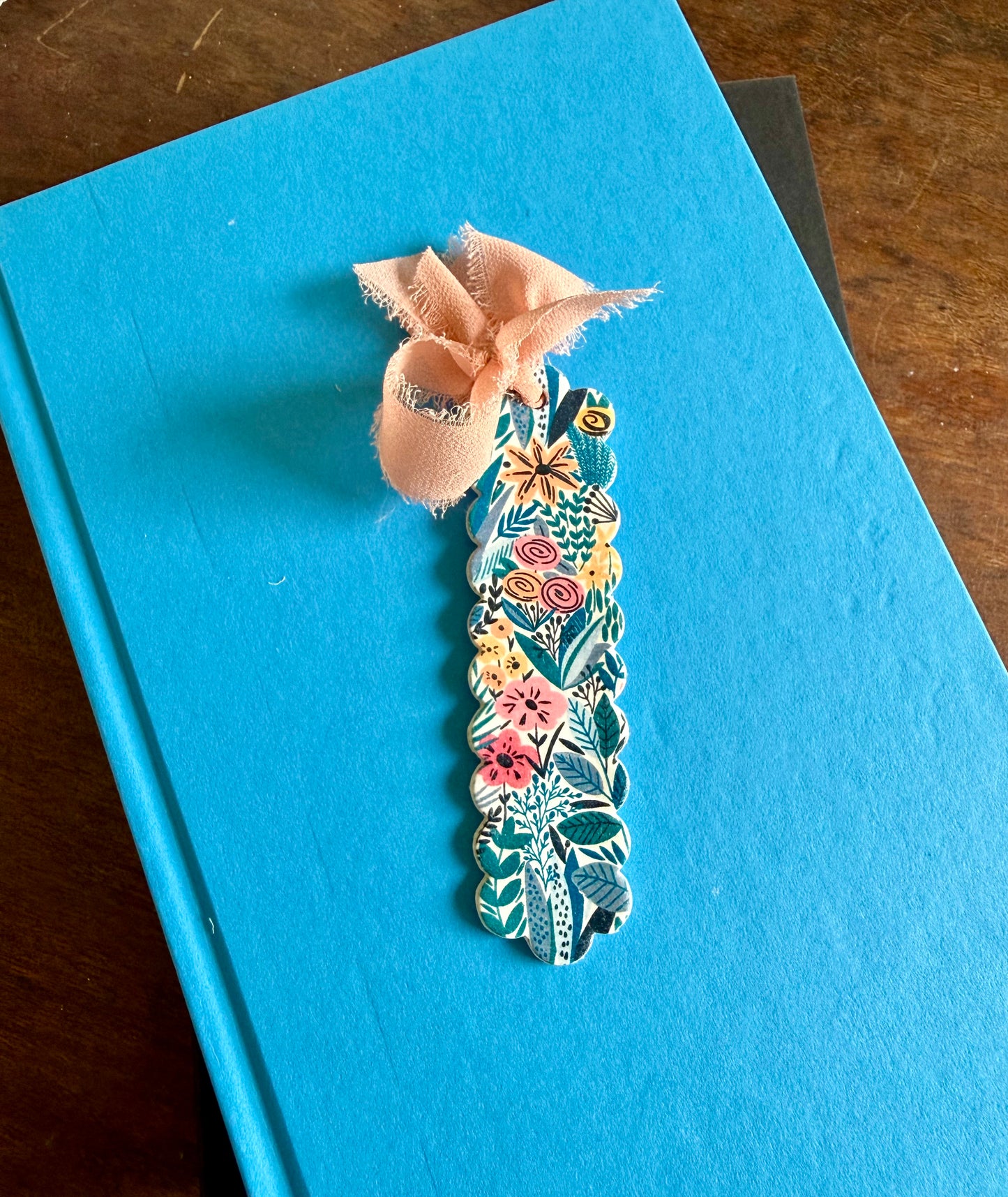 Boho Floral Bookmark