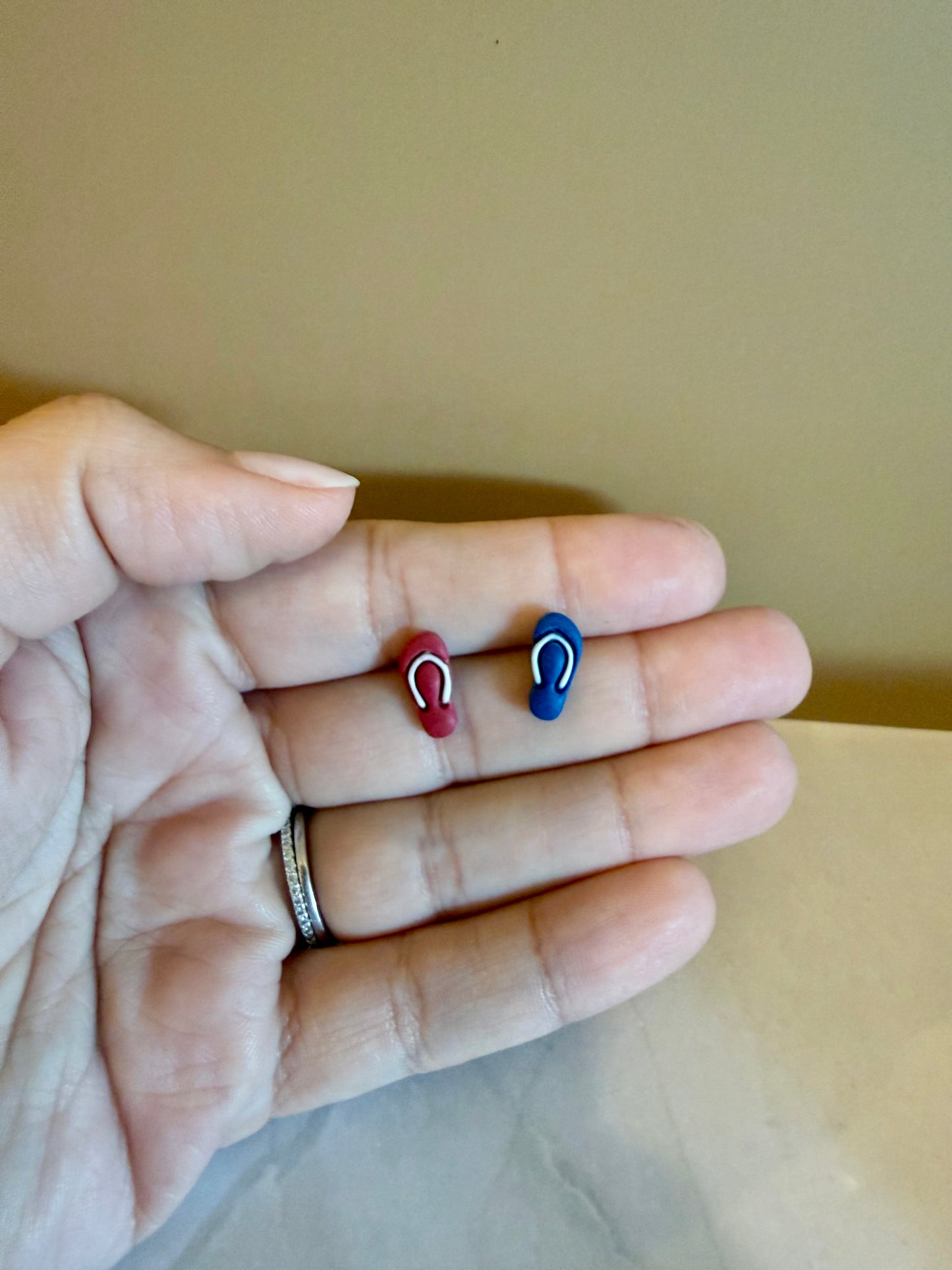 Patriotic Flip Flop Studs