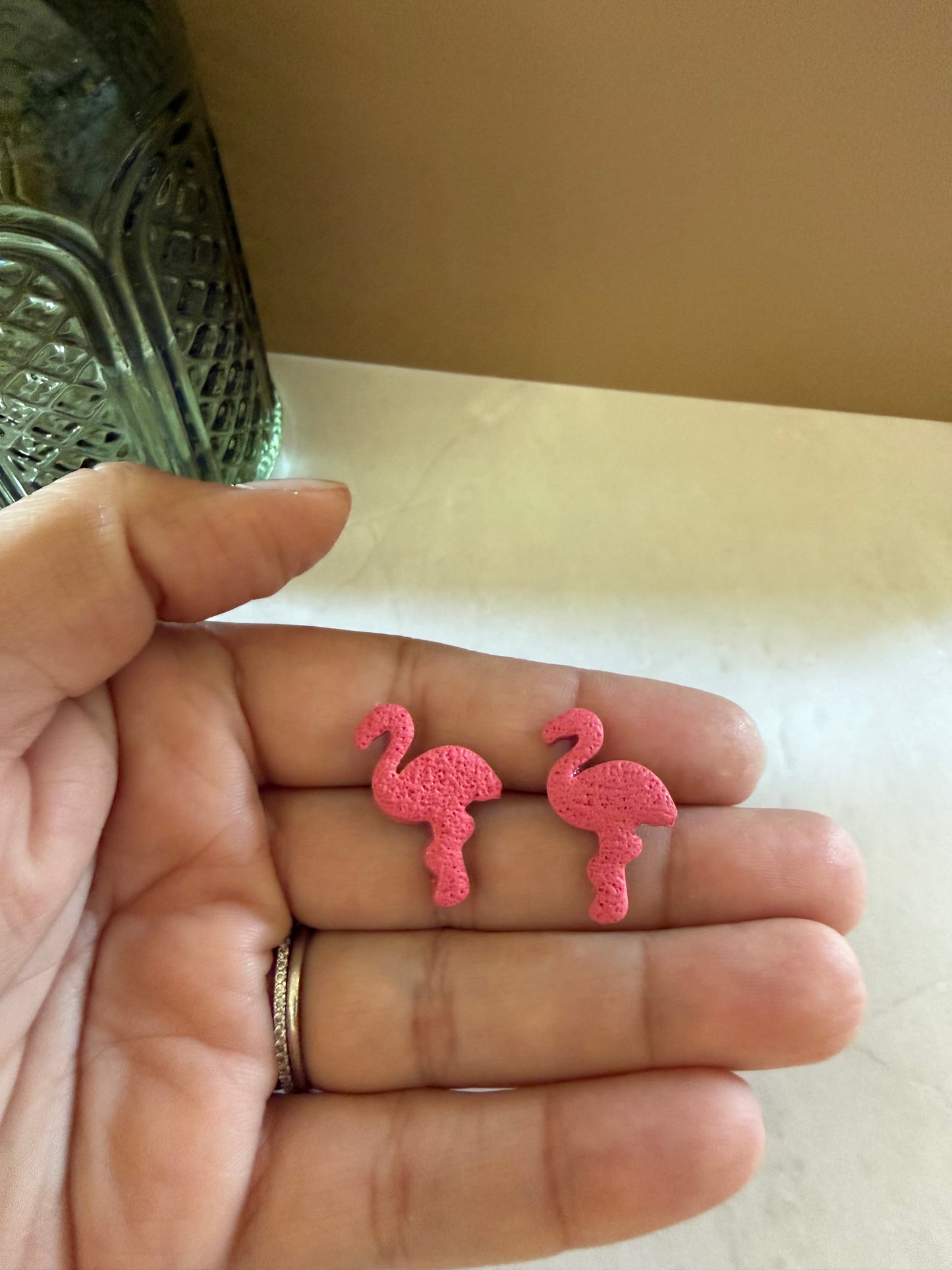 Flamingo Studs