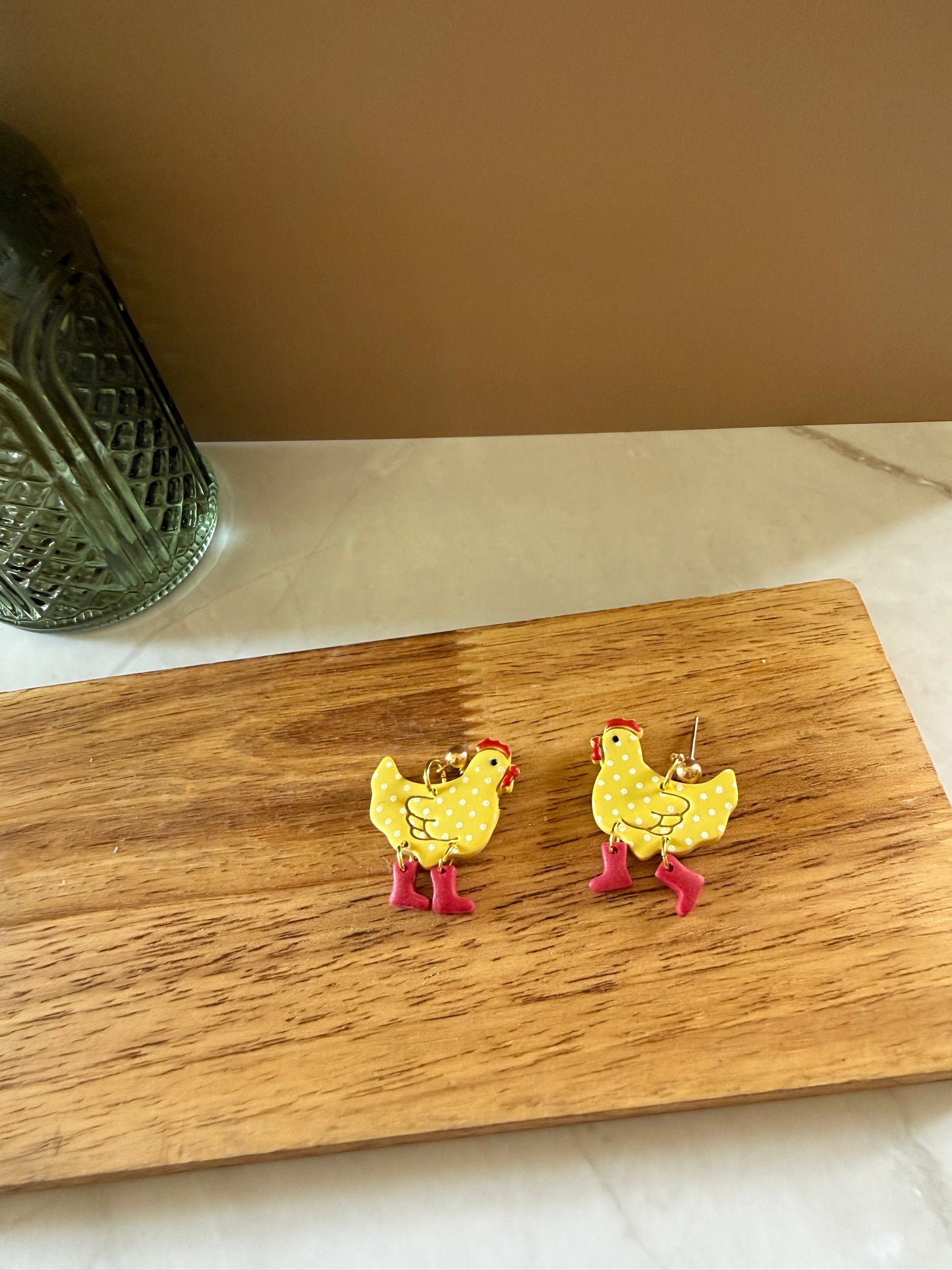 Chicken in Boots Dangles