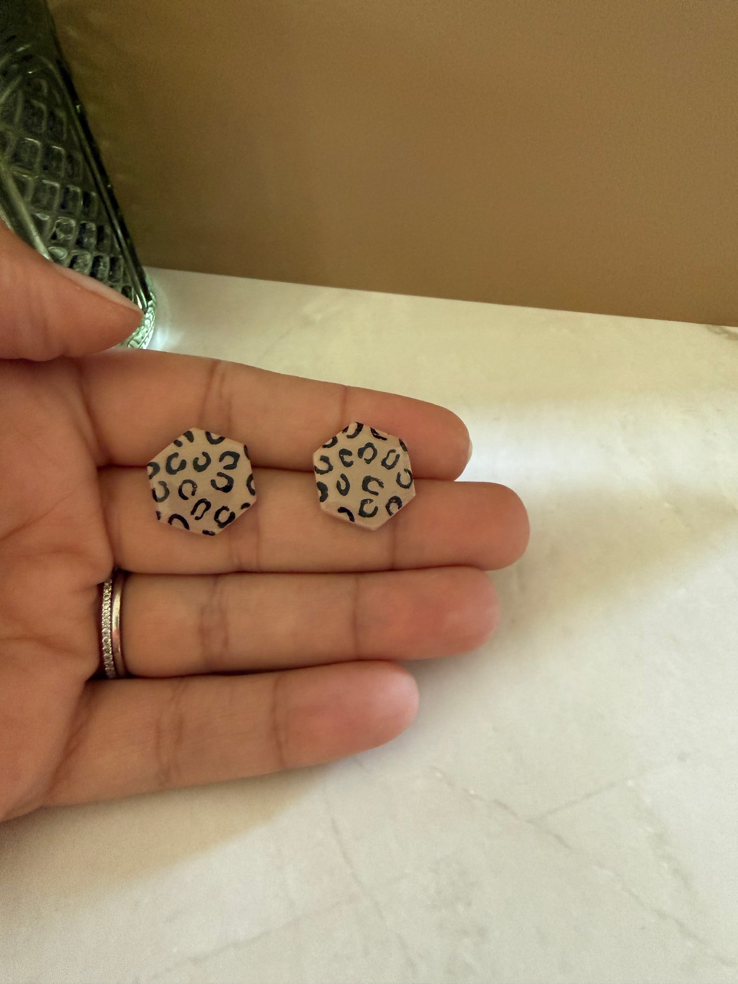 Leopard Studs