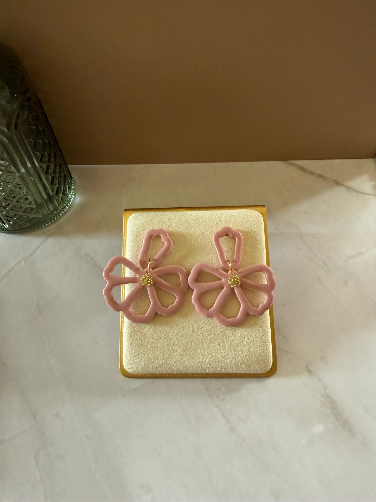 Flower Outline Dangles