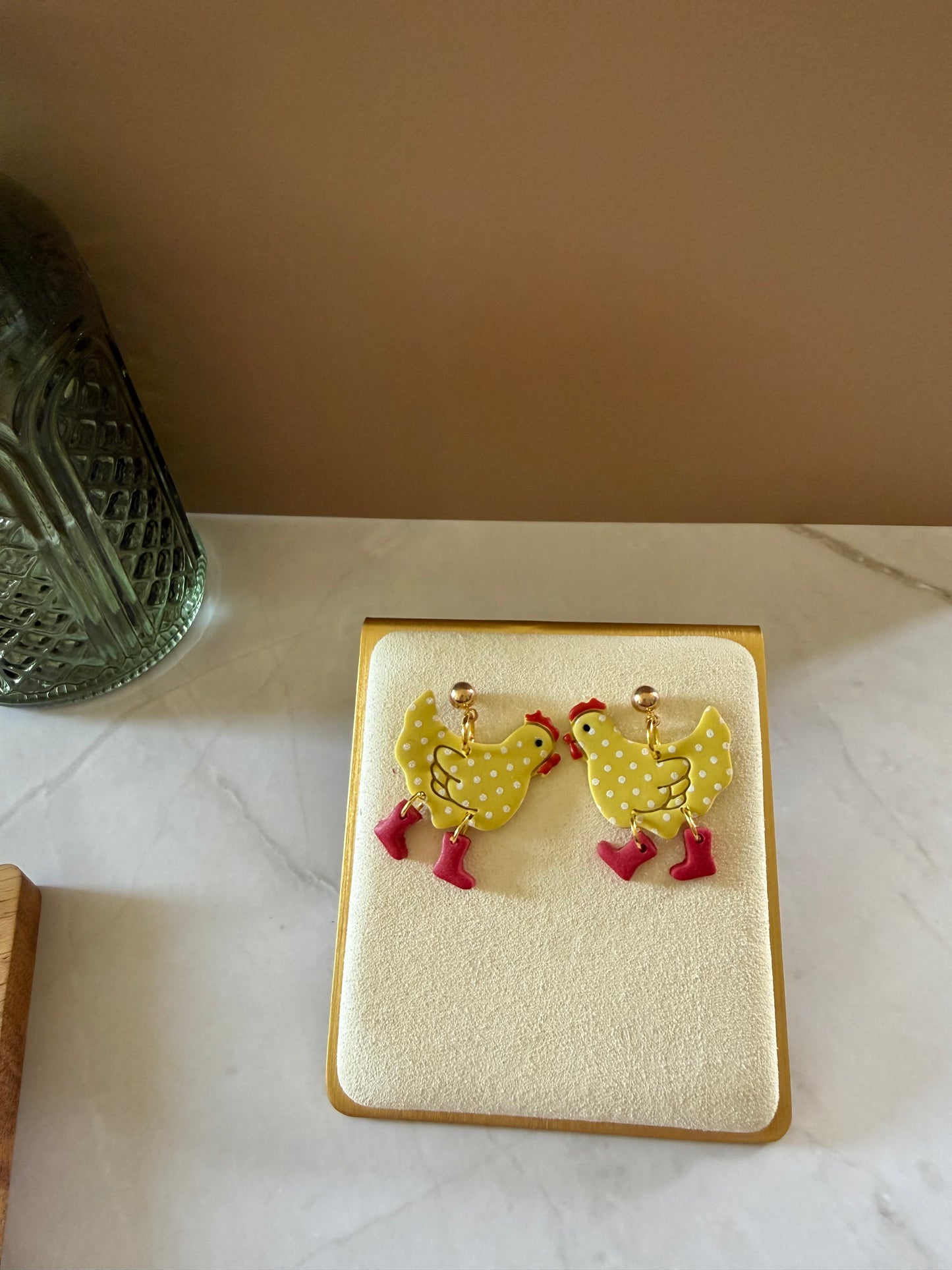 Chicken in Boots Dangles