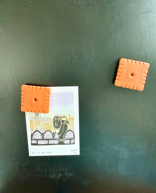 Cheese Cracker Magnet